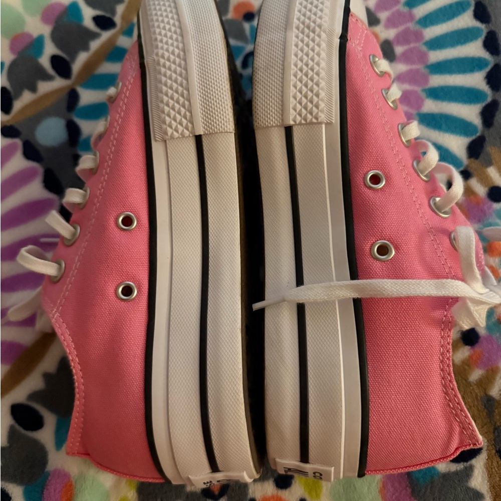 Womens Converse Chuck Taylor All Star Lift Low-Top Sneaker - Oops! Pink - Picture 9 of 11